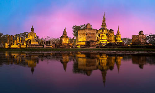 Các thời kỳ phát triển hưng thịnh nhất của phong cách kiến trúc cổ Thái Lan