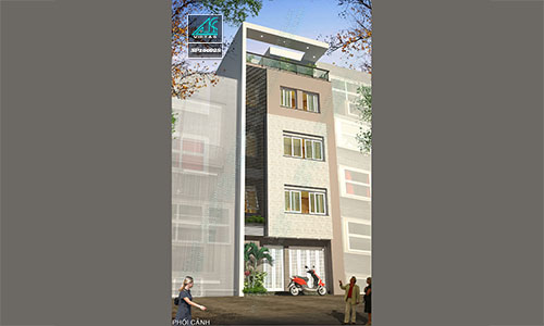 Thiết kế nhà phố 6x7m xây 5 tầng 3 phòng ngủ Thanh Xuân Hà Nội (NP121205)