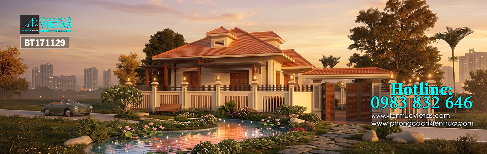Biệt thự nhà vườn Hải Dương 2018