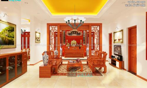 Thiết kế nội thất biệt thự cấp 4 ở Vụ Bản - Nam Định