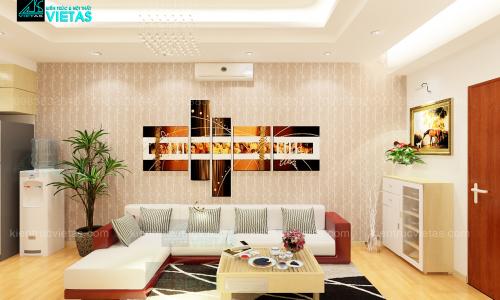Thiết kế nội thất chung cư diện tích nhỏ 67m2 chị Thủy ở HH2C Linh Đàm