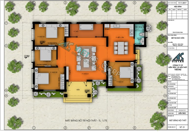 Nhà biệt thự cấp 4 1 tầng 4 phòng ngủ TAG516126  Kiến trúc Angcovat