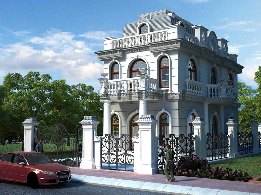 Thiết kế nhà lô 6x12m giả biệt thự cao 3 tầng tại Phủ Lý - NP 21